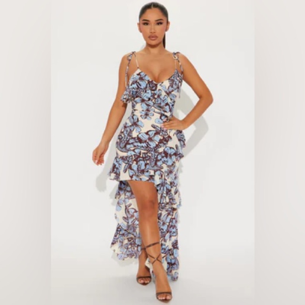 NWT Fashion Nova  	
Vacay Edition Maxi Dress